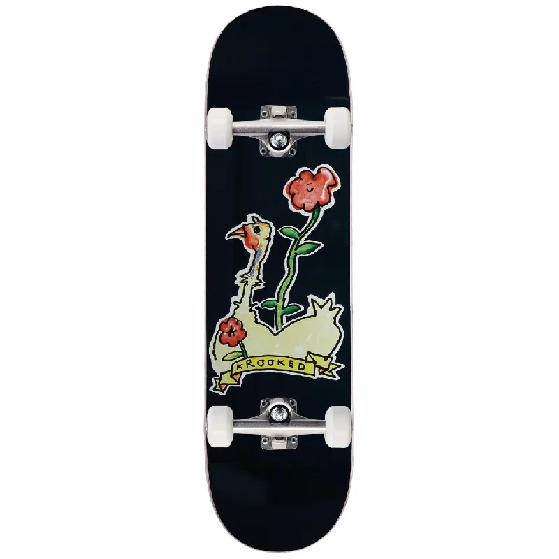 Krooked Belle Skateboard Complete - Navy - 8.62"