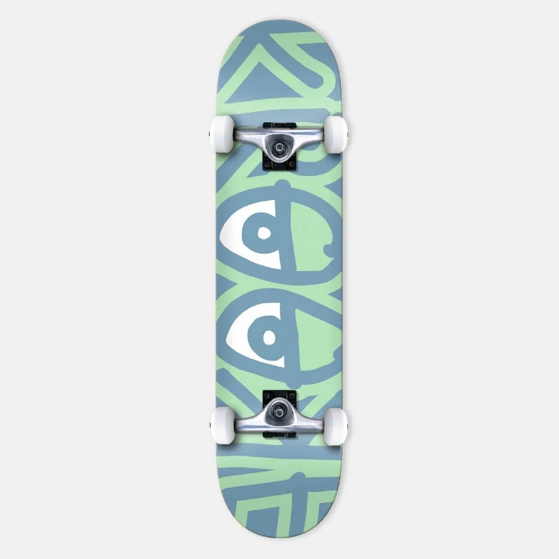 Krooked Skateboards - 7.3" Team Big Eyes Complete Skateboard (Teal)