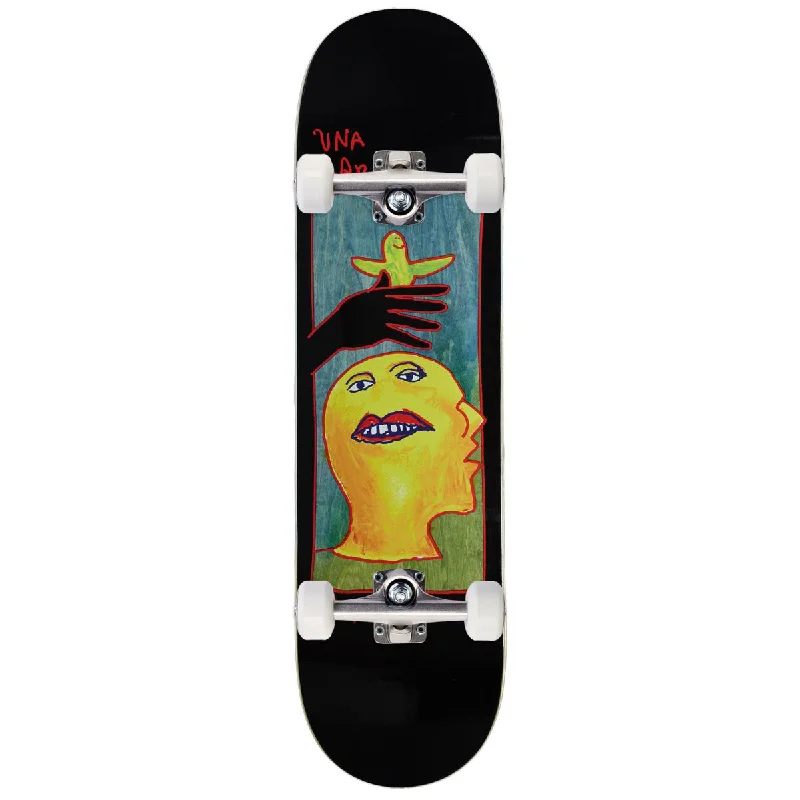 Krooked Una Teeth Skateboard Complete - Black - 8.28"