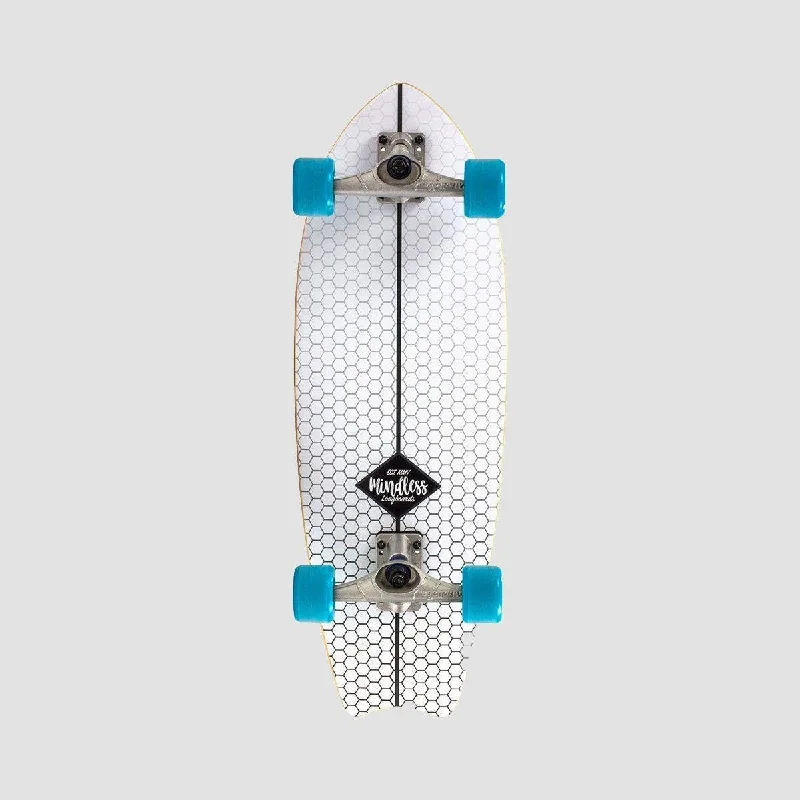 Mindless Surf Skate Fish Tail Crusier Complete White - 29.5"