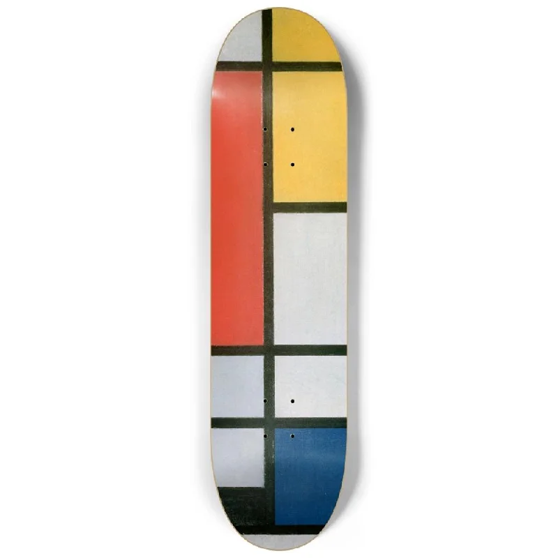 Mondriaan Composition Custom 8.25" Skateboard or Wall Art