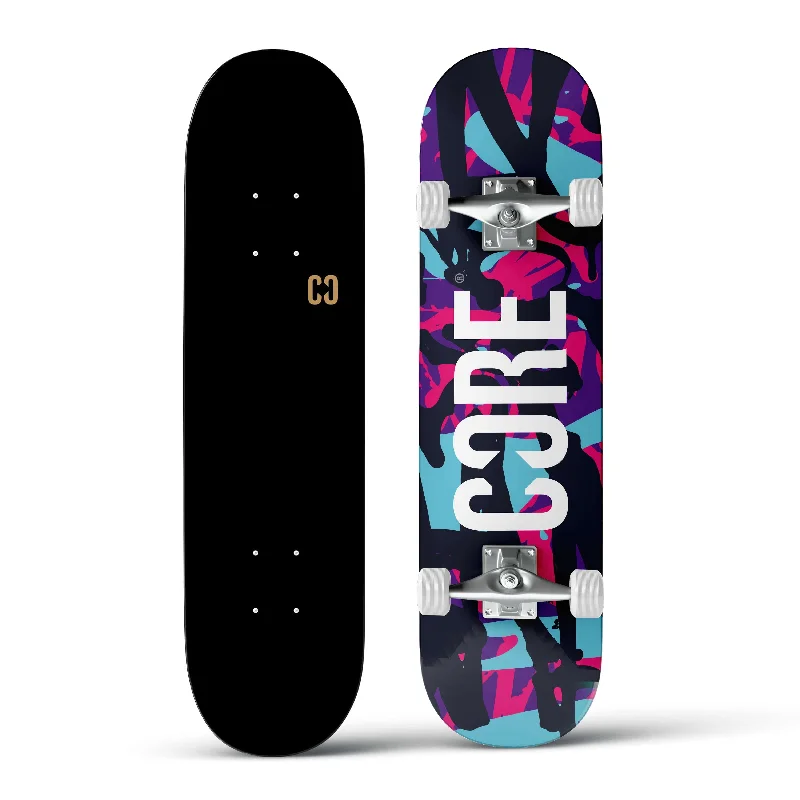 CORE Complete Skateboard C2 - Neon Splat 7.75