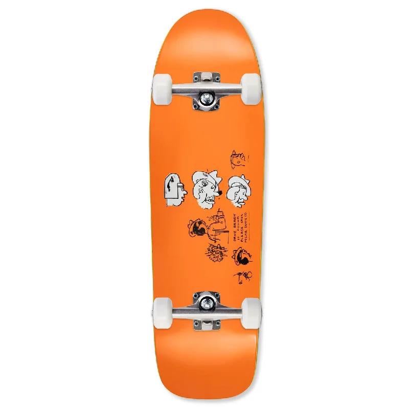 Polar Dane Brady Mia On A DANE1 Skateboard Complete - Orange - 9.75"