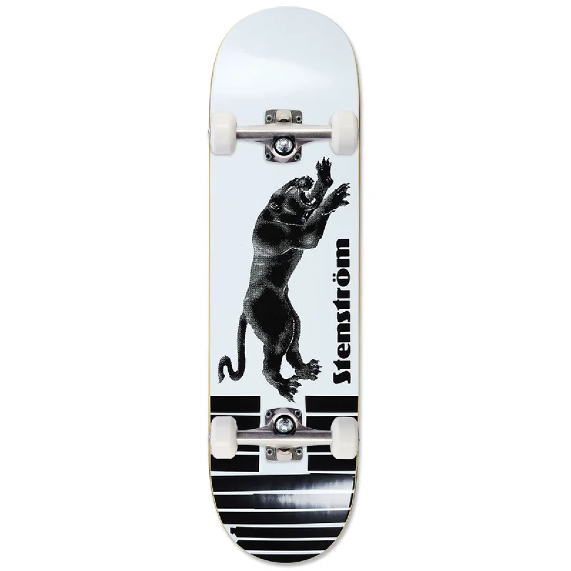 Polar David Stenström Tape and Panther Skateboard Complete - White - 8.50"