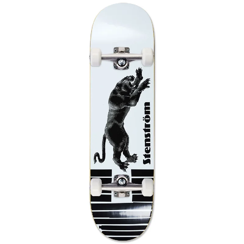 Polar David Stenström Tape and Panther Skateboard Complete - White - 8.75"