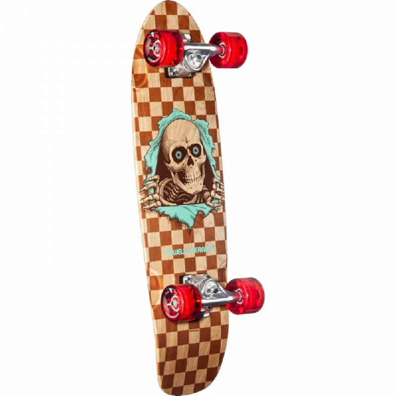 Powell Peralta Surfer Check Ripper 8.37 Natural Skateboard