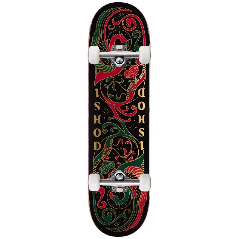 Real Ishod Illuminated Twin Tail Skateboard Complete - Blue - 8.25"