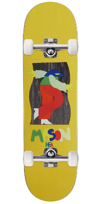 Real Mason By Marbie Skateboard Complete - Yellow - 8.50"