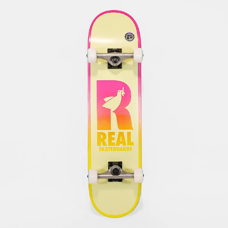 Real Skateboards - 8.0" Be Free Complete Skateboard - Yellow