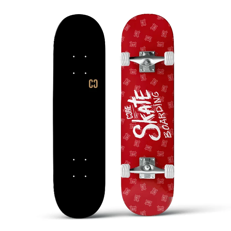 CORE Complete Skateboard C2 - Red Scratch 7.75