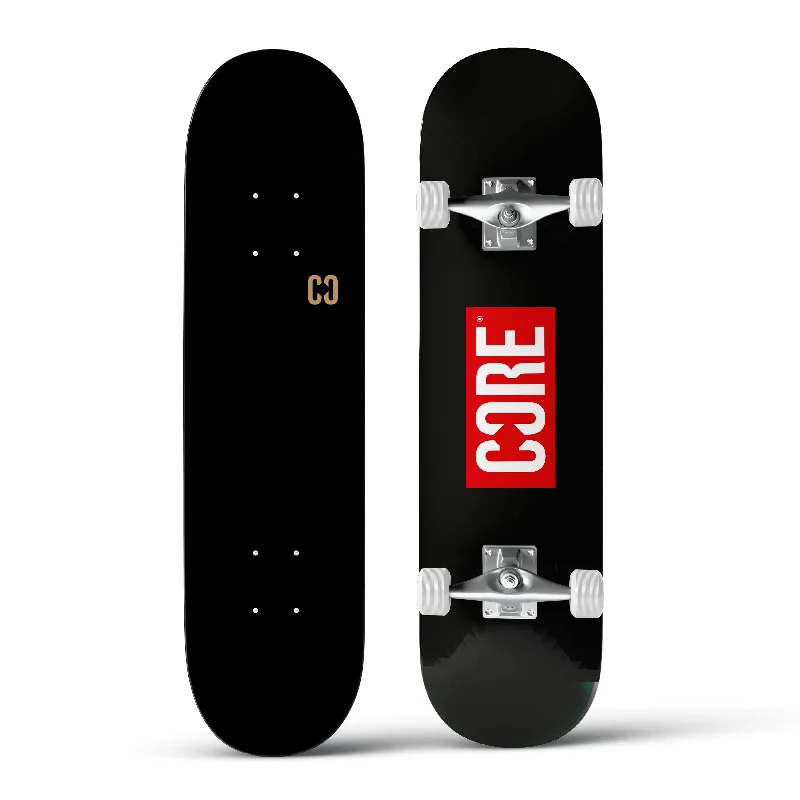 CORE Complete Skateboard C2 - Stamp Black 7.75