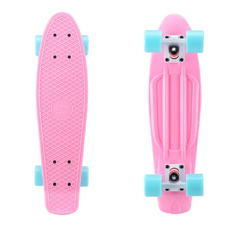 Sanview Pink 22" Inch Mini Cruiser Beginners Skateboard