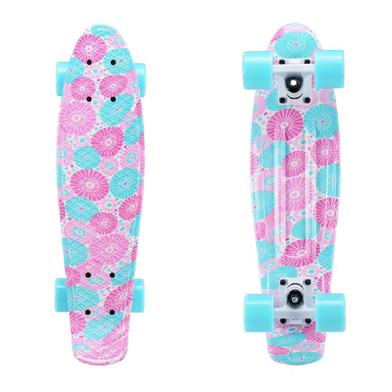 Sanview Sun Flower 22" Mini Cruiser Skateboard for Kids