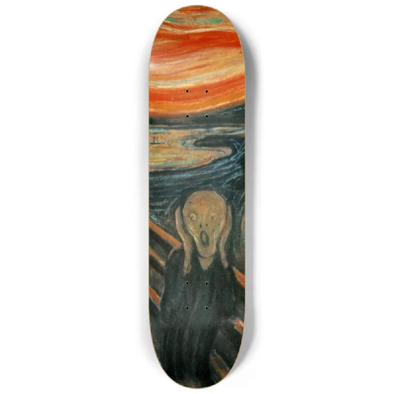 The Scream by Munch Custom 8.25" Skateboard or Wall Art