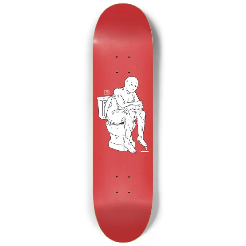 The Thinker Red 8.25" Custom Skateboard or Wall Art