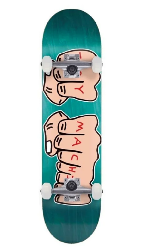 Toy Machine Fists Woodgrain Skateboard 7.75in