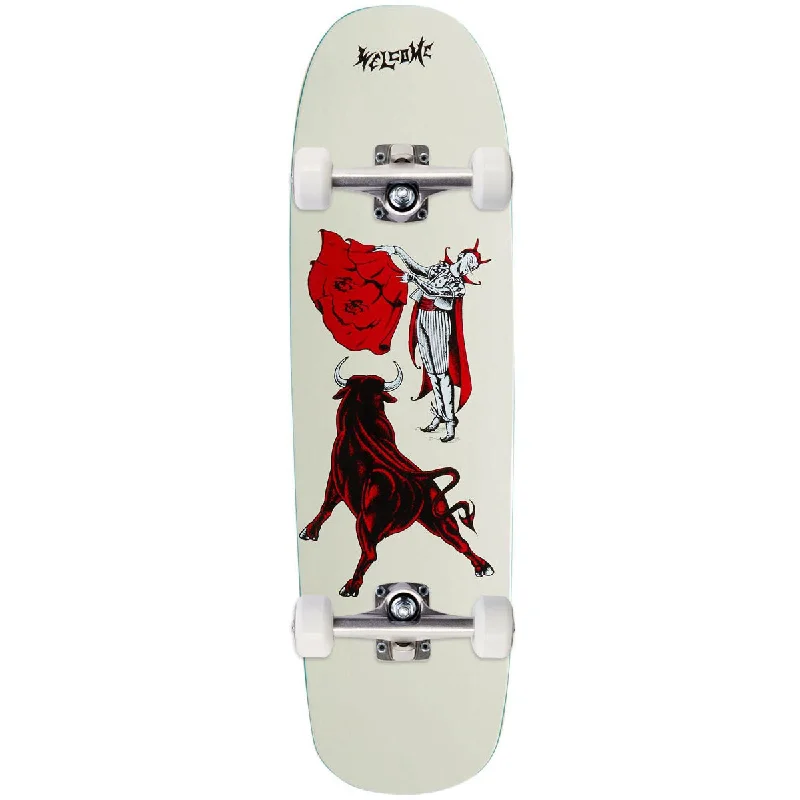 Welcome Matador On A Panther Skateboard Complete - Bone - 9.00"