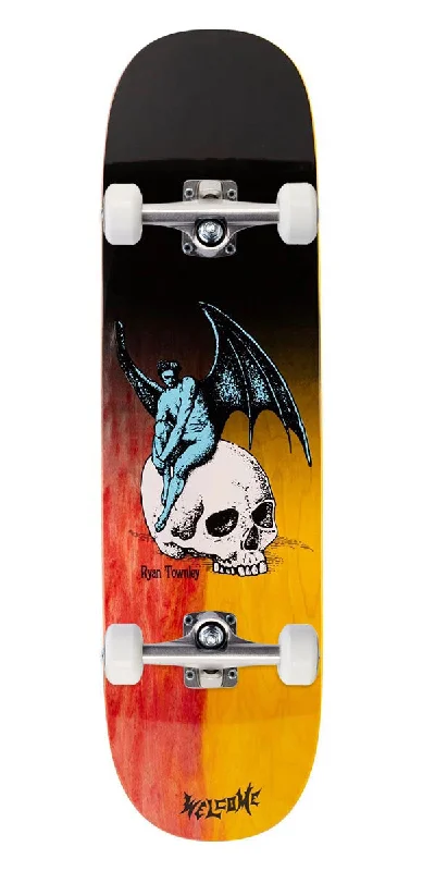 Welcome Nephilim Ryan Townley On An Enenra Skateboard Complete - Black/Fire Stain - 8.50"