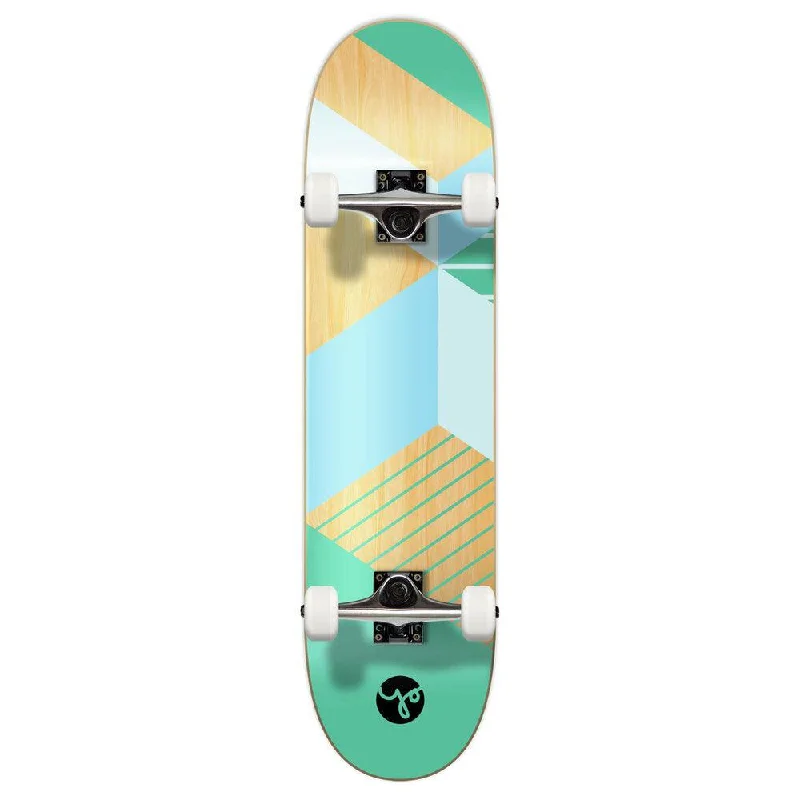 Yocaher Geometric Green 7.75" Skateboard - Geometric Series