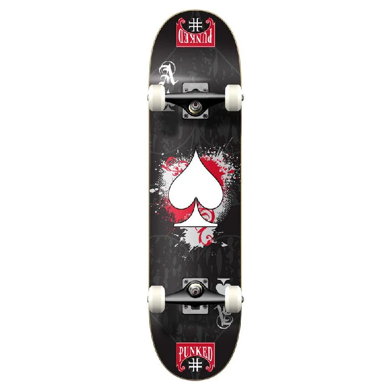 Yocaher Graphic Complete 7.75" Skateboard - Ace Black