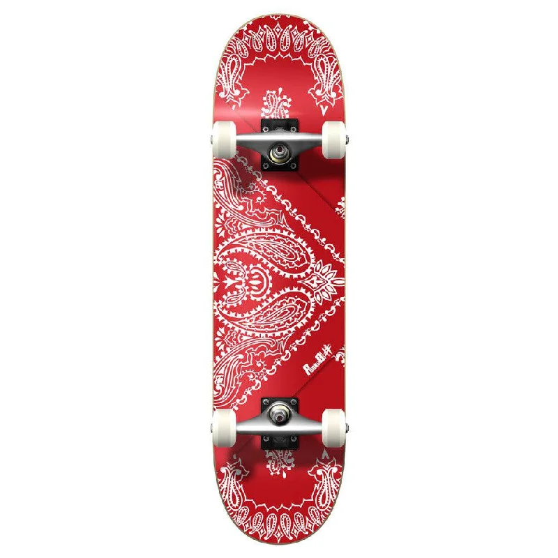 Yocaher Graphic Complete 7.75" Skateboard - Bandana Red