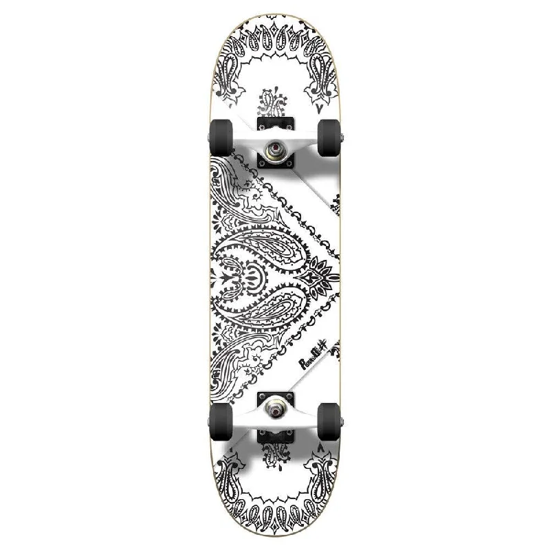 Yocaher Graphic Complete 7.75" Skateboard - Bandana White