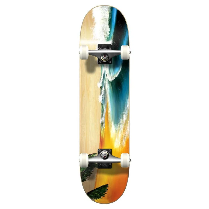 Yocaher Graphic Complete 7.75" Skateboard - Beach