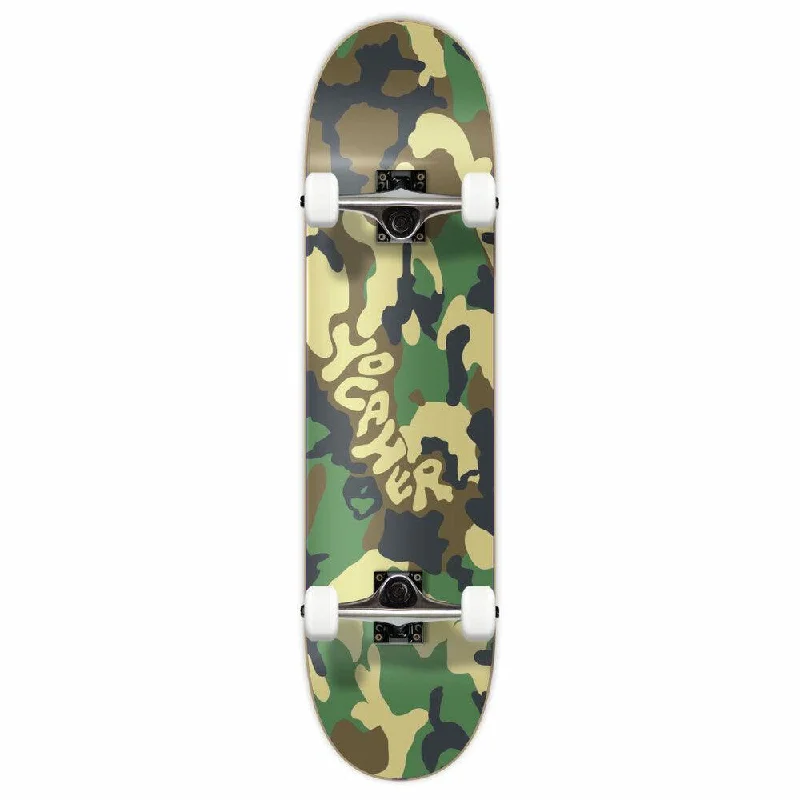 Yocaher Camo Green G 7.75" Skateboard - Camo Series