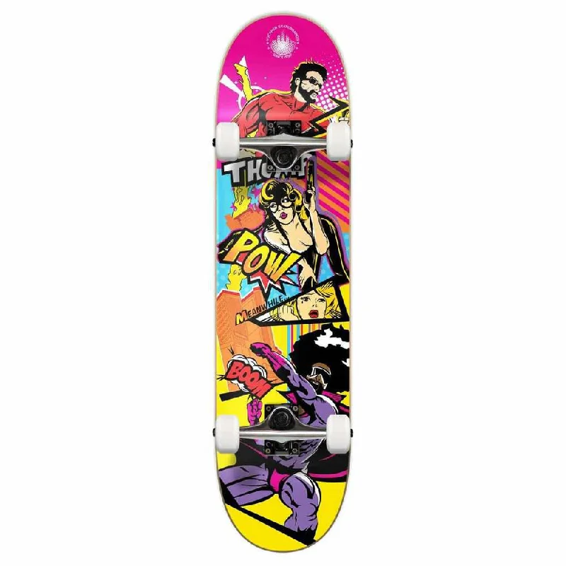 Yocaher Graphic Complete 7.75" Skateboard - Comix Series - Action