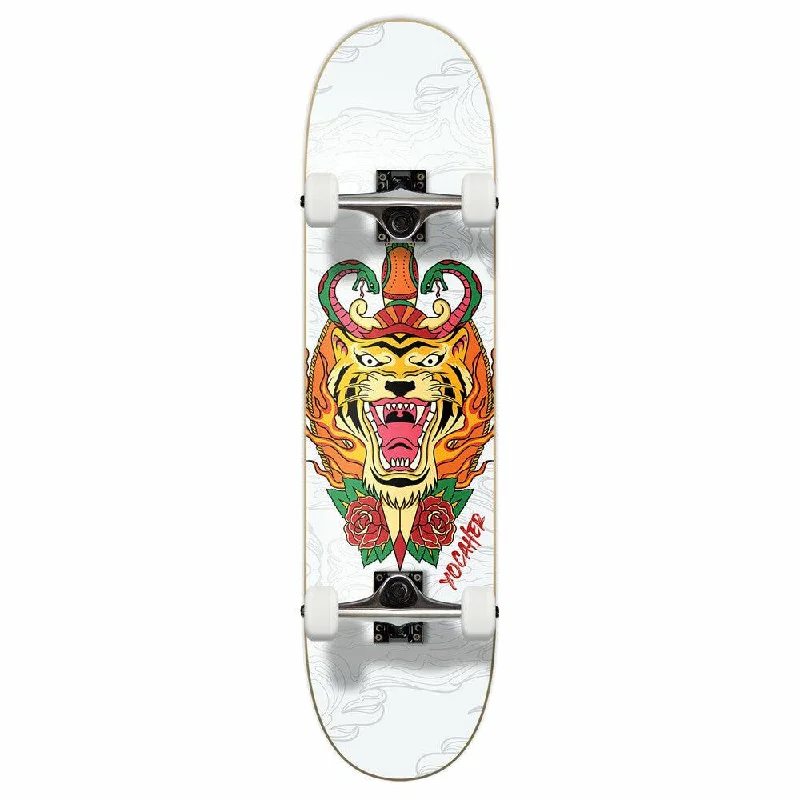 Yocaher Flaming Tiger 7.75" Skateboard