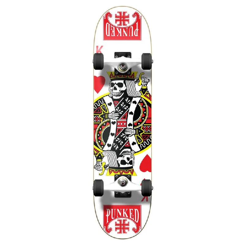 Yocaher Graphic Complete 7.75" Skateboard - King of Hearts