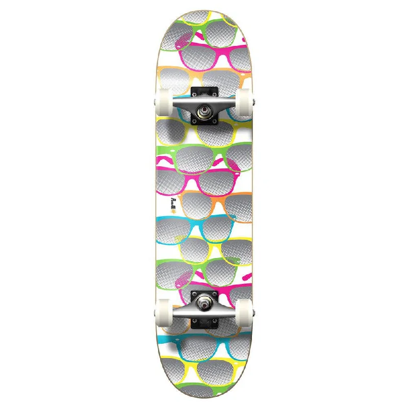 Yocaher Graphic Complete 7.75" Skateboard - Shades White