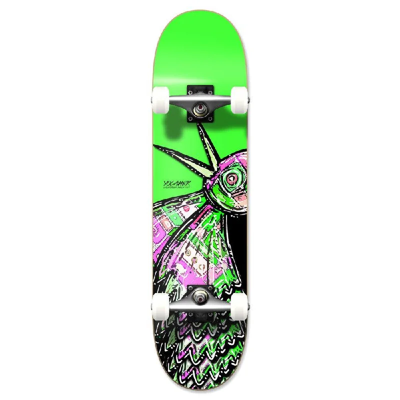 Yocaher Graphic Complete 7.75" Skateboard - The Bird Green