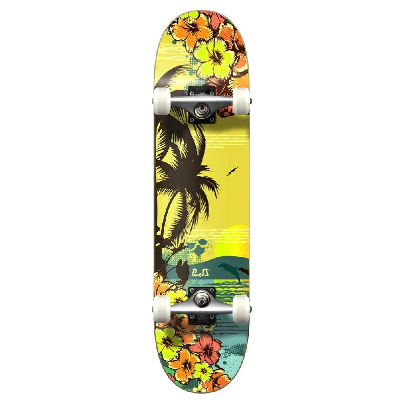 Yocaher Graphic Complete 7.75" Skateboard - Tropical Day