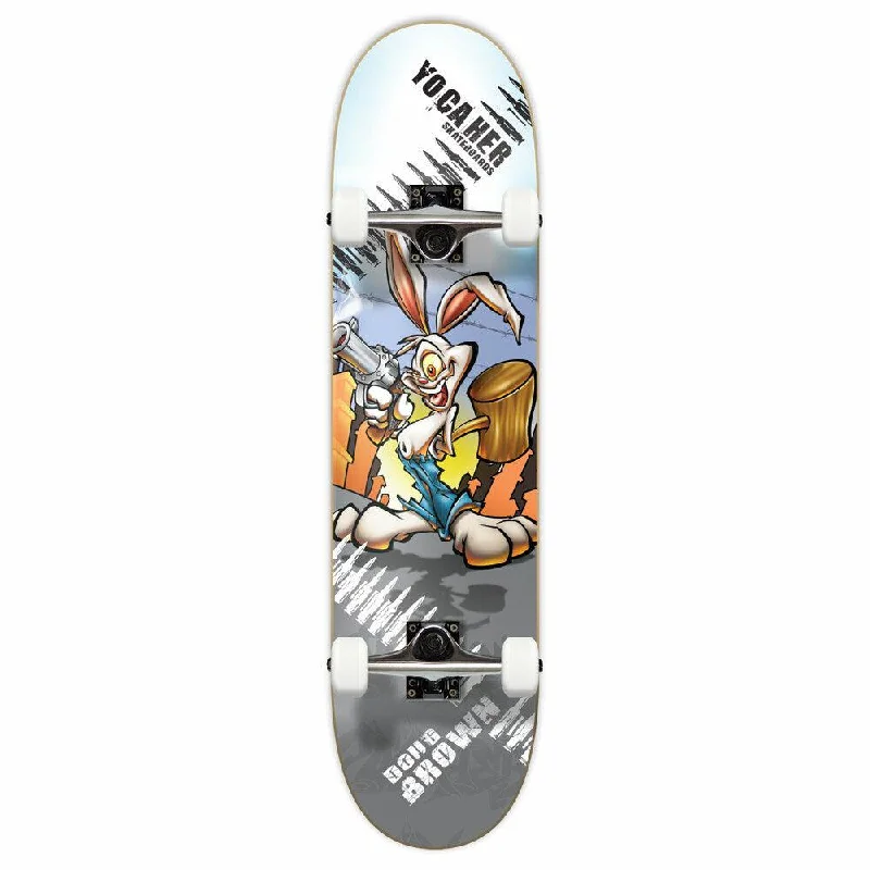 Yocaher Radical Rabbit 7.75" Skateboard Complete